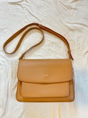 Pixie Mood Caramel Tan Crossbody Bag